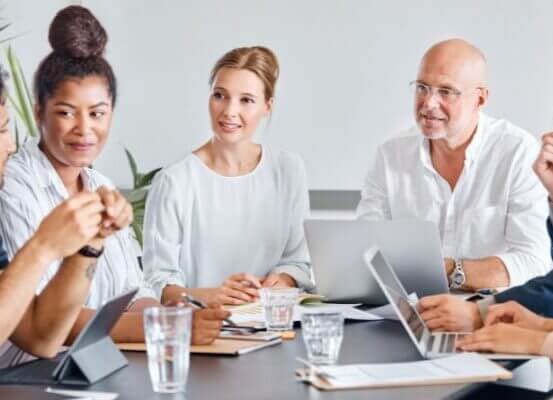 Best PR firms photo of business people meeting